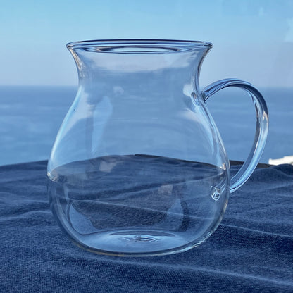 Turkish Tea/Coffee Glass Mug with Handle – 550mL Size, Wider Base for Stability, Fits Tea Infuser, Perfect for Tea/Coffee Lovers