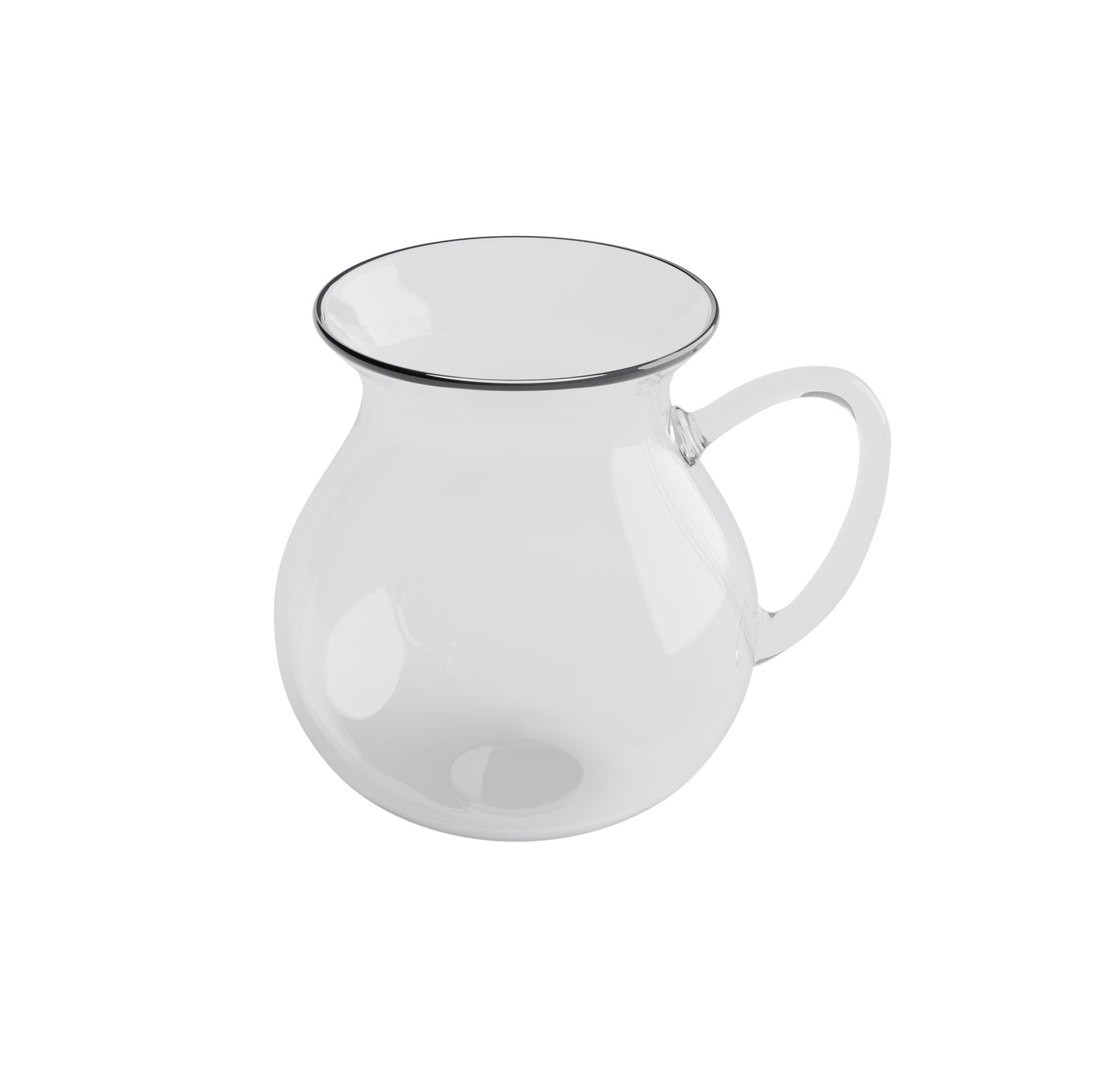 Turkish Tea/Coffee Glass Mug with Handle – 550mL Size, Wider Base for Stability, Fits Tea Infuser, Perfect for Tea/Coffee Lovers